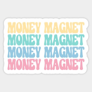 money magnet Sticker